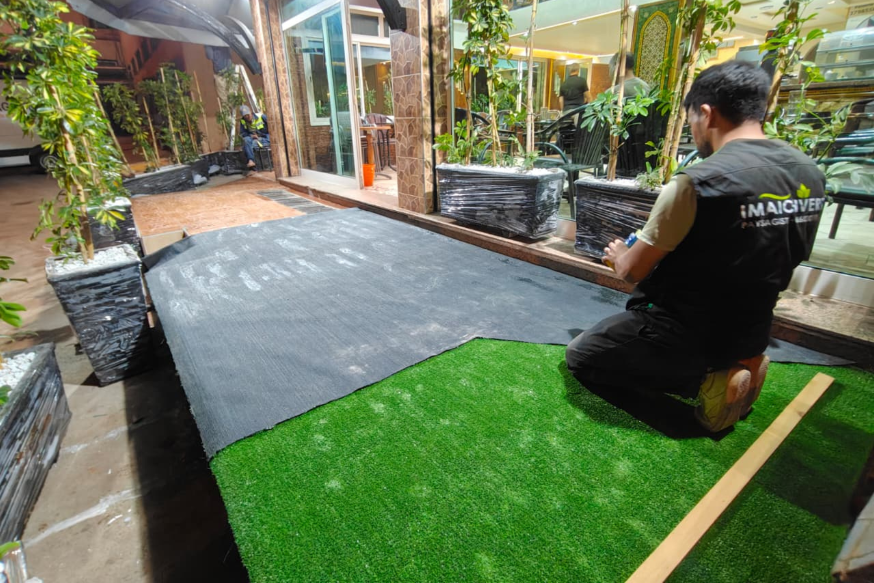 artificielle est "gazon synthétique